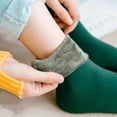 thumbnail image 5 of Women‘s Thermal Socks 5 Pairs - Thick Fleece Lined Cold Weather Winter Socks for Women Men Heated Snow Boot Socks Non Slip Mid Calf Warm Crew Socks, 5 of 7