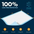 thumbnail image 3 of Disposable Underpads 23'' X 36'' (25-Count) Incontinence Pads, Chux, Bed Covers, Puppy Training | Thick, Super Absorbent Protection for Kids, Adults, Elderly | Liquid, Urine, Accidents, 3 of 4