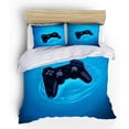 thumbnail image 1 of Vichonne Gamepad Bedding Sets Full Size,3 Piece Gaming Controller Gamer Duvet Cover Sets with Pillowcases for Teens Boys Girls Bedroom Decorative,No Comforter/Filling, 1 of 5
