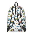 thumbnail image 3 of Monster Cartoon Truck White Pattern Backpack for School, Cute School Bag with Adjustable Shoulder Straps and Padded Back, 15.7"x11.8"x5.5", 3 of 5