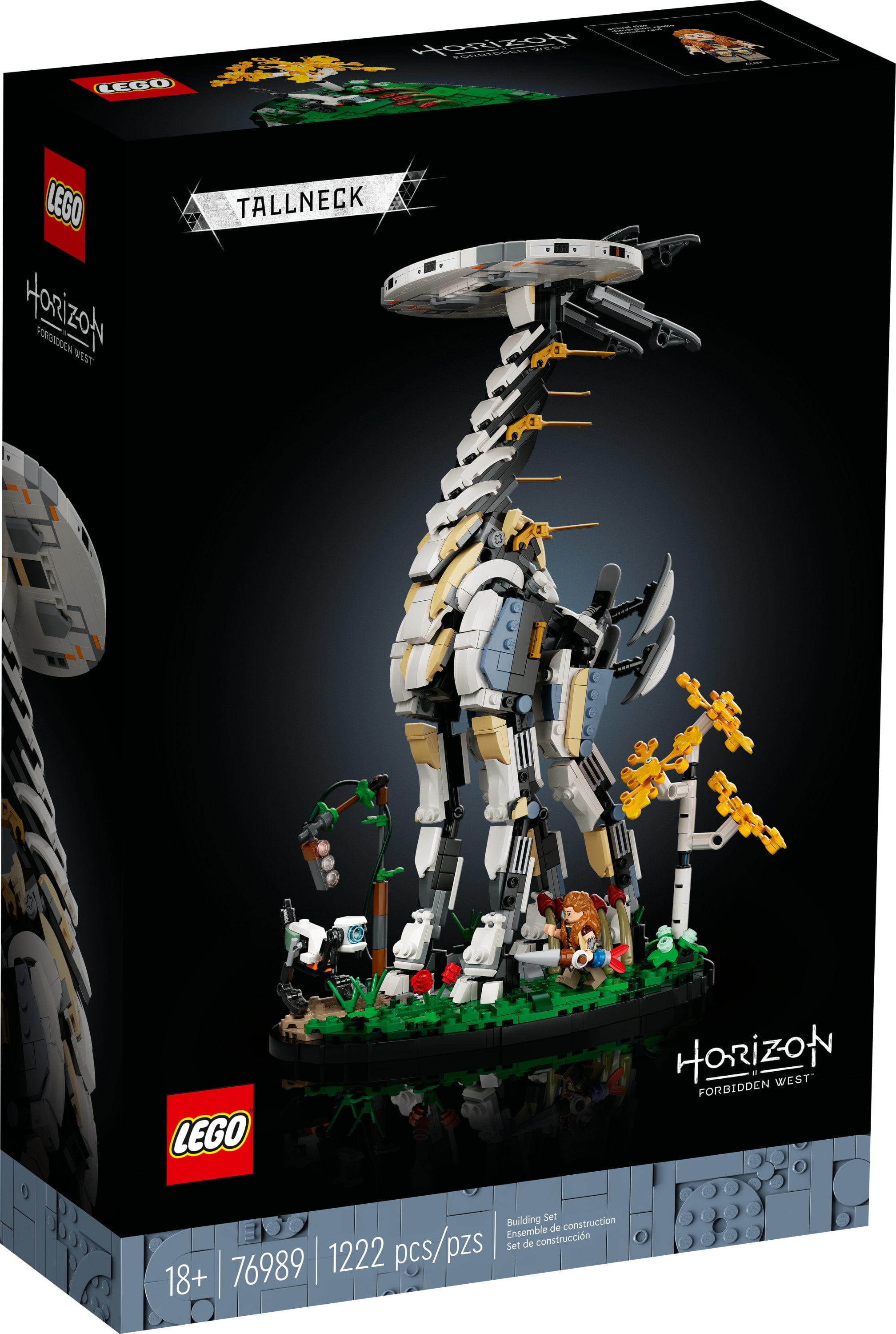 LEGO Horizon Forbidden West: Tallneck 76989 Building Set for Adults with  Aloy Minifigure & Watcher Figure, Collectible Gift Idea for Teens, Men