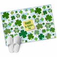 thumbnail image 2 of St. Patrick's Day 2'x3' Washable Rug, Spring Lucky Green Shamrock Cloud Blue Non-Slip Soft Doormat Area Rugs for Entrance Bathroom Bedsides, Carpet for Kitchen Bedroom, Entryway Floor Mat, 2 of 9