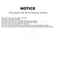 thumbnail image 2 of Transit Auto Front Disc Brake Rotors Hub Assembly and Semi-Metallic Pads Kit for Car Ford F-350 Super Duty F-250 K8S-102831, 2 of 11