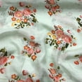 thumbnail image 2 of Sonakshi Fashion White Printed Fabric Flower Cotton Voile 42 Inch Wide Bundles for Sewing, By The Yard, 2 of 3