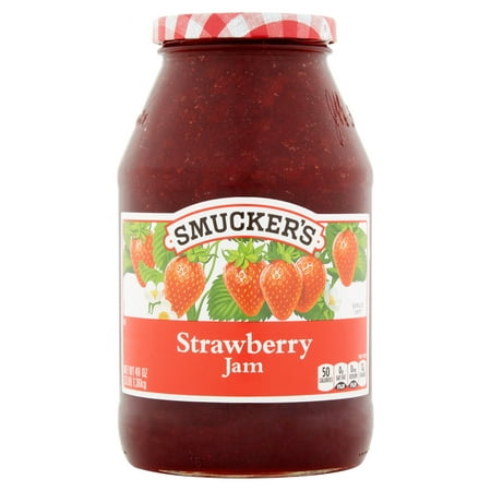 (2 Pack) Smucker's Strawberry Jam, 48 oz