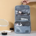 thumbnail image 2 of Neceser colgante - Organizador de viaje de maquillaje cosmético grande para hombres y mujeres con gancho resistente, 2 of 5