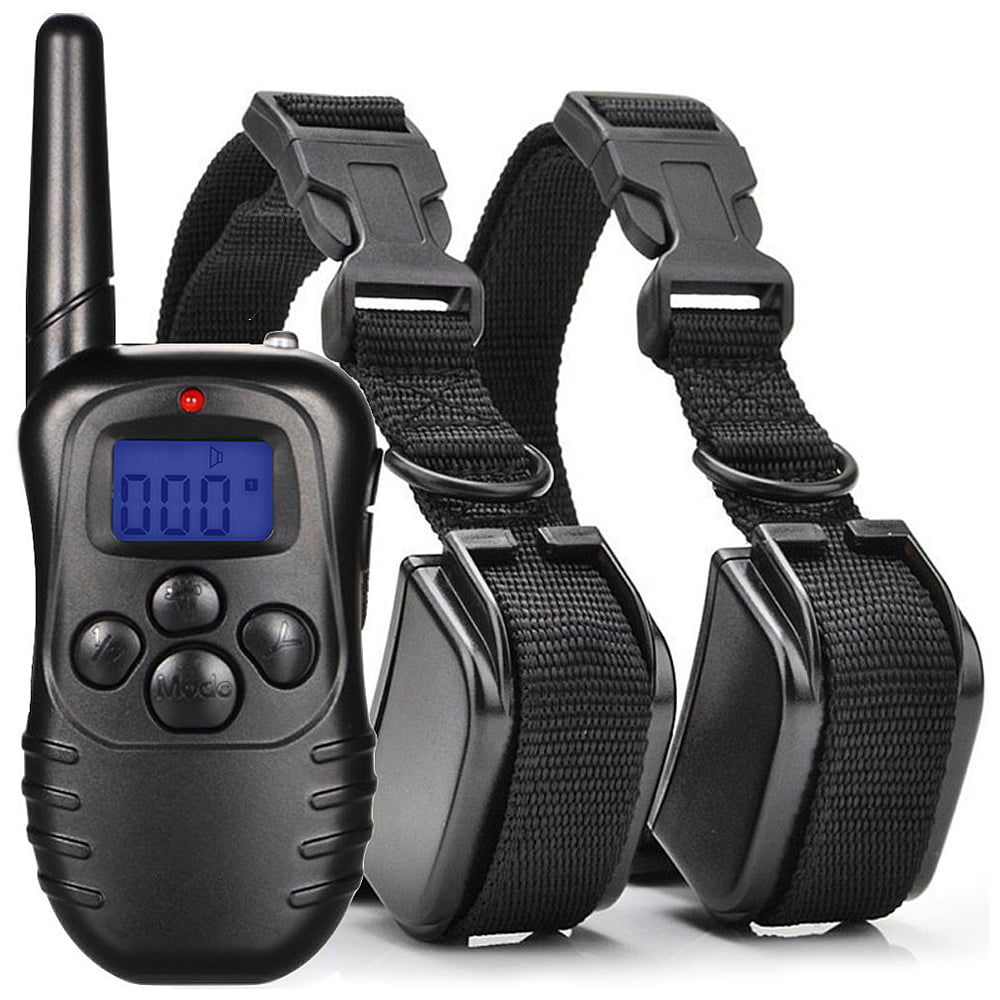 Aetertek Dog Pet Barking Electronic Shock Training Collar Remote Control Wireless E-collar Rechargeable and Waterproof