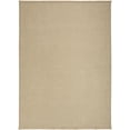 thumbnail image 2 of Nourison Washable Jute Solid Natural 5'3" x 7'3" Area Rug (5x7), 2 of 9