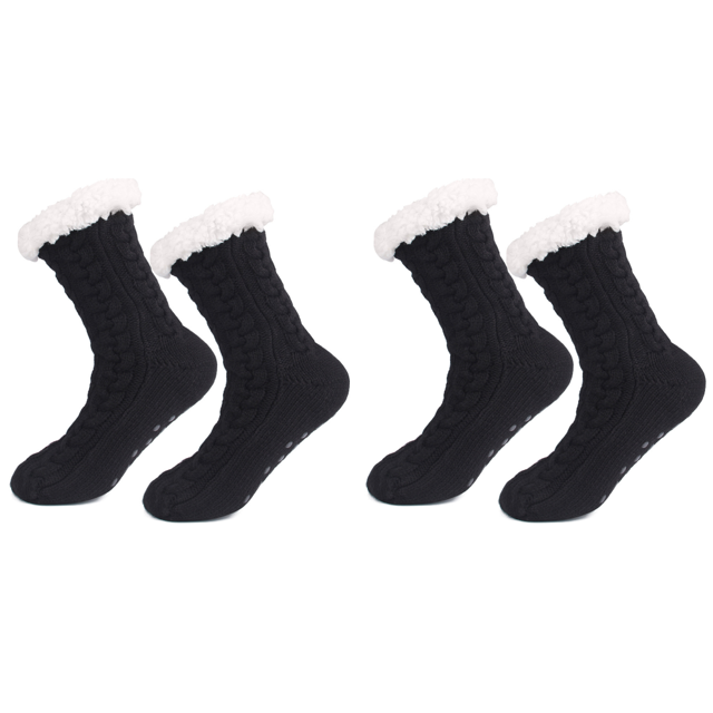 Calcetines Cálidos Con Forro Polar Mullidos Y Esponjosos Cama para Mujer ()