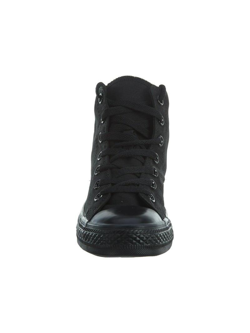At redigere Specialist utålmodig Converse Chuck Taylor All Star High Top Unisex Sneakers - Black Monochrome  - 7.5M/9.5W - Walmart.com