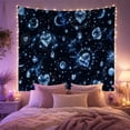 thumbnail image 2 of Moon Stars Cosmic with Faint Wispy Nebula Clouds, Mystical Fantasy for Space Lovers, Galaxy Room Decor, Valentine'S Day Gift, Tapestry Wall Hanging for Bedroom and Dorm, 2 of 7