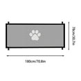 thumbnail image 2 of Adjustable Duty Dog Gate For Stairs and Doorways 307 Inch Tall Pet Barrier With Breathable Mesh Screen Fits Wide Openings Indoor Use, 2 of 3
