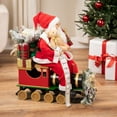 thumbnail image 4 of Northlight 26" Red and White Traditional Santa Claus Christmas Figure, 4 of 9