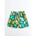 thumbnail image 2 of Baby Boy Cartoon Graphic Print Woven Fabric Beach Shorts, 2 of 4