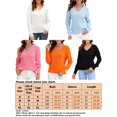 thumbnail image 3 of Fashnice Chandail pour Femmes, Chandail d'Hiver Chaud à Manches Longues, Tricoté, Chic et Confortable, Blanc TG, 3 of 3
