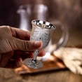 thumbnail image 6 of Vintage Ornate Wine Goblets, Embossed Gold Silver Plated Decorative Goblets, Small Goblet Cups, Elegant Mini Goblets for Wedding Party, Home Bar Goblets for Liquor, Wine Serving, 6 of 7