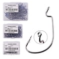 thumbnail image 2 of 10Pcs High Strength Carbon Steel Worm Lure Bait Crank Fish Hook Fishing Gear, 2 of 7