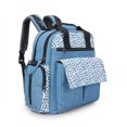 thumbnail image 2 of Bolsa de pañales Sunnimix Capacidad Viaje Cochecito con cambiador azul, 2 of 8