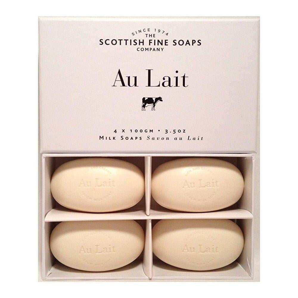 the scottish fine soaps company au lait milk soaps (4 x 100g) Walmart