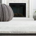 thumbnail image 4 of SAFAVIEH Hanna Lynna Diamond Area Rug, Ivory/Light Grey, 5'3" x 7'6", 4 of 11