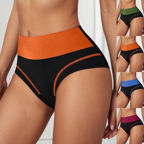 CAIXIA Plus Size Underwear for Women No Panty Line Panties for Women Pack Cotton Lace Hipster Low Rise Ladies Hipster Briefs Bikini Panties