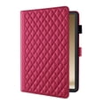 thumbnail image 2 of for Samsung Galaxy Tab A11 Plus 11 inch 2025 Release (Model: SM-X230/X235/X236) Case, Rhombus Pattern Multiple Viewing Angles Stand Slim Folio Cover (Red), 2 of 6