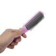 thumbnail image 4 of Unique Bargains 1 Pc Durable Hair Styling Nine-Row Comb Purple Plastic, 4 of 6