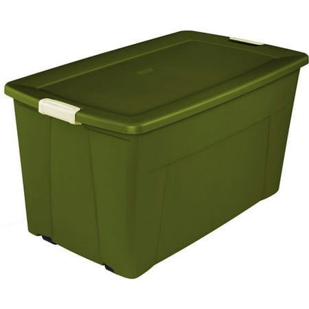tote gallon latch wheeled sterilite chili