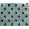 thumbnail image 4 of oneOone Georgette Viscose Fabric Floral Block Printed Fabric 1 Yard 42 Inch Wide, 4 of 4