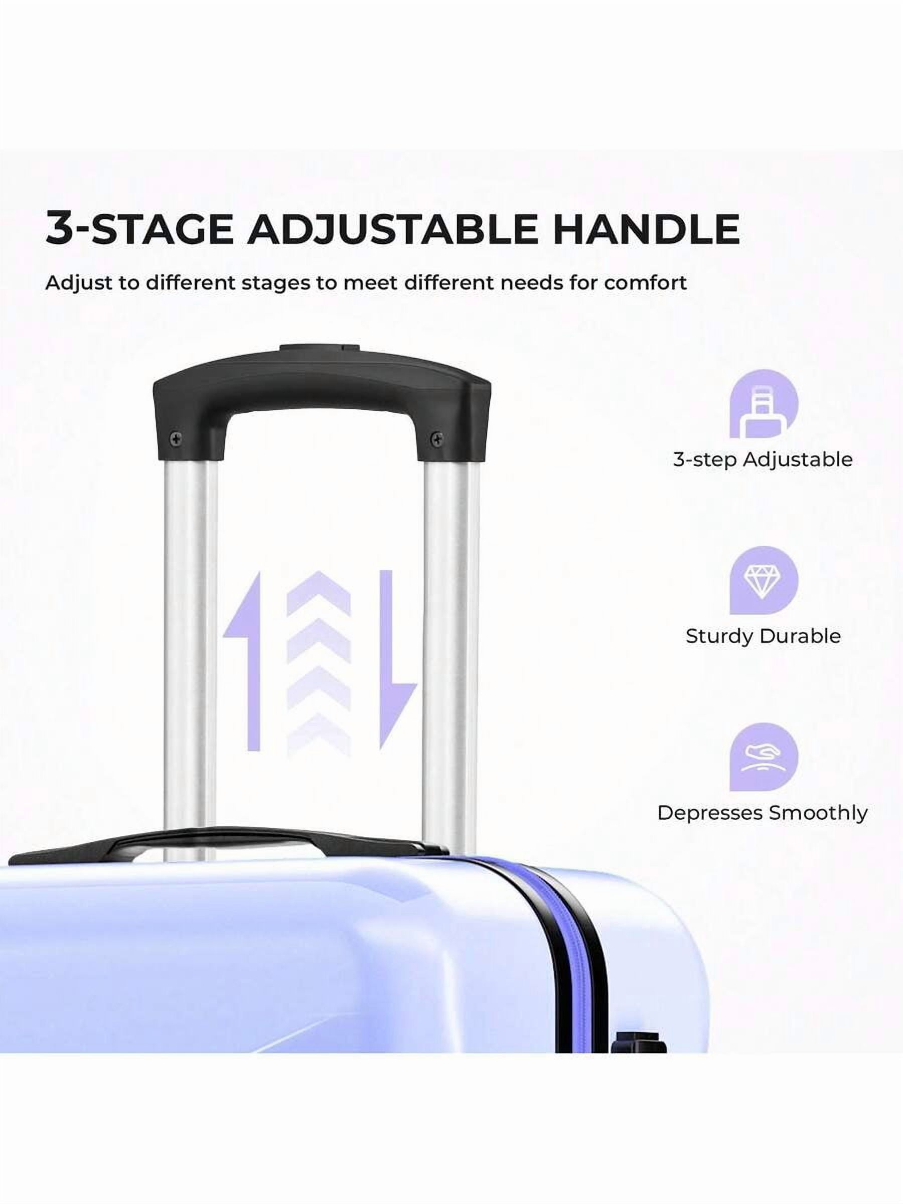 20/Inch Carry-On Suitcase With Spinner Wheels,Hard Shell Suitcases,Lightweight Rolling Luggage For Women,Equipped With 360° Spinner Wheels, TSA Lock,
