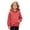 Red, variant on Toddler Girl's Long Sleeve Hoodie Solid Color Casual For Kids Sweatshirts Cute Trendy Fall Pullover Tops With Pocket Size 3-4T