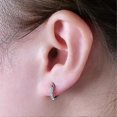 thumbnail image 2 of Earrings Hoops G23 Pure Titanium Small Huggie Earrings Hypoallergenic 18g Cartilage Hoops Piercing Jewelry for Women 2.0*8mm, 2 of 4