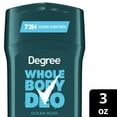 thumbnail image 3 of Degree Men Whole Body Deodorant Stick for Men Ocean Rush Scent Aluminum Free, 3 oz, 3 of 11