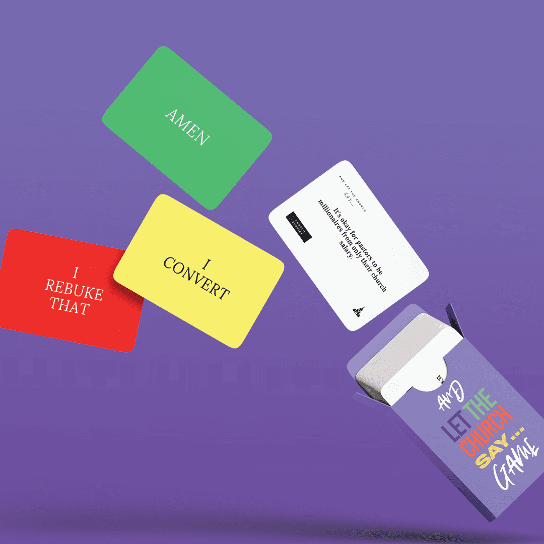 And Let The Church Say Church Discussion Card Game, 47 Cards