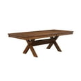 thumbnail image 5 of Attractive Walnut Finish Dining Furniture 8pc Set Table with Buttrerfly Leaf 1 Bench 6 Side Chairs Upholstered Padded Seat, 5 of 6