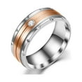 thumbnail image 3 of Jacenvly 2024 New Fashion Titanium Steel Men'S Ring Temperament Diamond Ring Gifts For Mom, 3 of 4