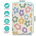 thumbnail image 4 of Illustration Daisy Dog Bowl Mat - Waterproof Absorbent Pet Placemat - Non-Slip Floral Pattern - Boho Daisy Aesthetic - Large Size for Messy Drinkers, 4 of 5