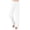 White, variant on Soft Linen Pants for Women, Comdrip Women's Wide Leg Linen Pants Flowy Palazzo Drawstring Elastic Waist Trousers Beach Pant Linen Pants Women Black L