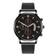 thumbnail image 1 of Reloj casual masculino de moda para hombre Reloj de pulsera de cuarzo con esfera redonda colorida (oro rosa negro), 1 of 3