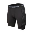 thumbnail image 2 of Pantalones cortos de con protector de cadera, cómodos y versátiles, con acolchado de espuma, para fútbol, ​​patinaje, béisbol, equitación y Negro, 2 of 8