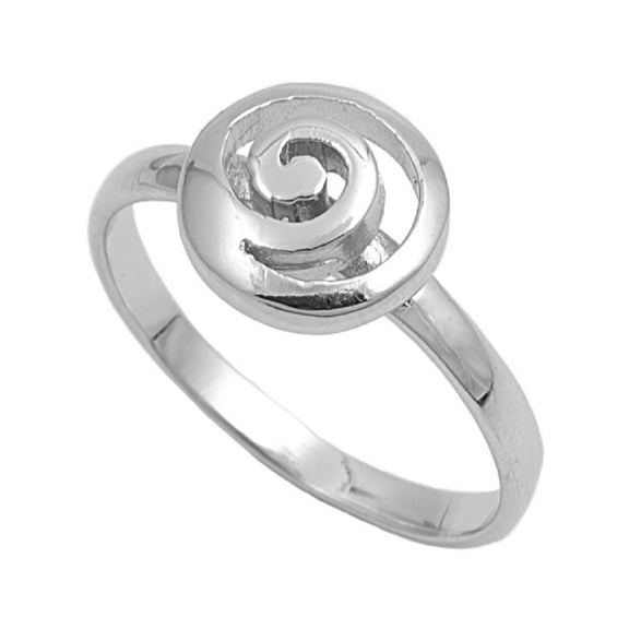 925 Sterling Silver Wiccan Rebirth Symbol Ring Size 5