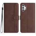 thumbnail image 2 of Wallet Case for Samsung A13 4G, with Card Slots [RFID Blocking],Durable Flip Folio Kickstand Magnetic Closure Leather Wallet Wrist Strap Women Men Case for Samsung Galaxy A13 4G, Brown, 2 of 10