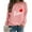 Pink, variant on Durtebeua Pullover Sweatshirts For Women Half Zip Crew Neck Long Sleeve Pocket Sweatshirts