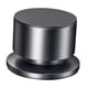 thumbnail image 1 of Base protectora de suelo práctica y portátil de aluminio con punta para altavoz de alto rendimiento Negro, 1 of 9