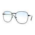 thumbnail image 4 of Womens Nerdy Oversized Rectangle Metal Rim Fashion Sunglasses Black - Blue Beige, 4 of 8