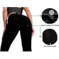 thumbnail image 5 of Pantalons de Yoga Rayés Rouges et Blancs Leggings Imprimés Rayés Sexy Taille Haute Rétro Collants de Sport Séchage Rapide pour Gym, 5 of 5