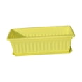 thumbnail image 4 of Maceta de flores con orificio de drenaje y bandeja de ventana de balcón de ventana Amarillo, 4 of 8