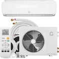thumbnail image 1 of 9000 BTU Mini Split AC with Remote, 19 SEER2 Cools Up to 450 Sq Ft, 230V Ductless Inverter Heat Pump System, Pre-Charged & Installation Kit, Ultra-Quiet, 1 of 7