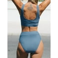 thumbnail image 2 of CUPSHE Women's Stitched High Waist Bottom, 2 of 5