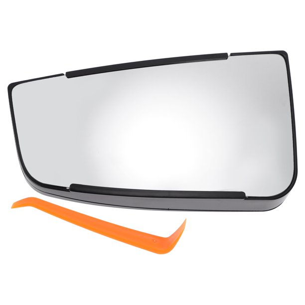 Reemplazo de vidrio del espejo con placa de respaldo para Chevy Express 1500 2500 3500 para GMC Savana 1500 2500 3500 VAN 2003-2017 Lado inferior izquierdo 1 juego